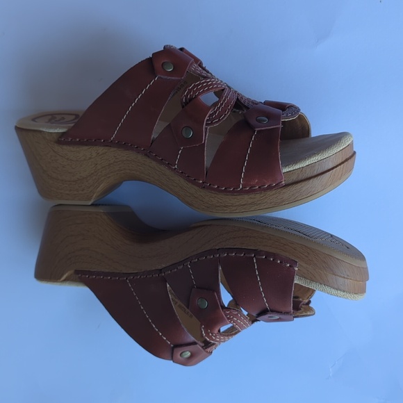 Dansko Serena Chestnut Brown Clogs/Mules Size 38 (7.5-8) - Picture 5 of 10